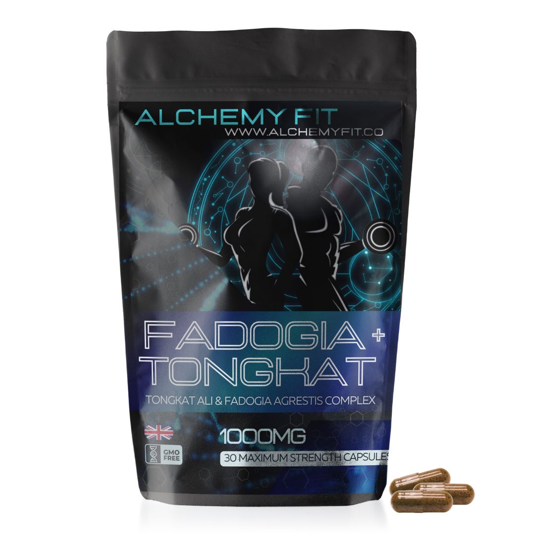 Fadogia + TongkatAli 1000mg | Combined Maximum Potency Vegan Capsules