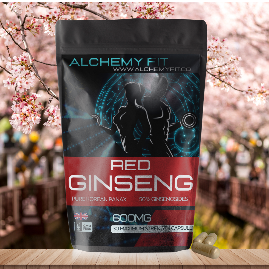 Panax Ginseng Root Extract Capsules | 600mg | 7-10% Ginsenosides | Mood, Stress, & Vitality