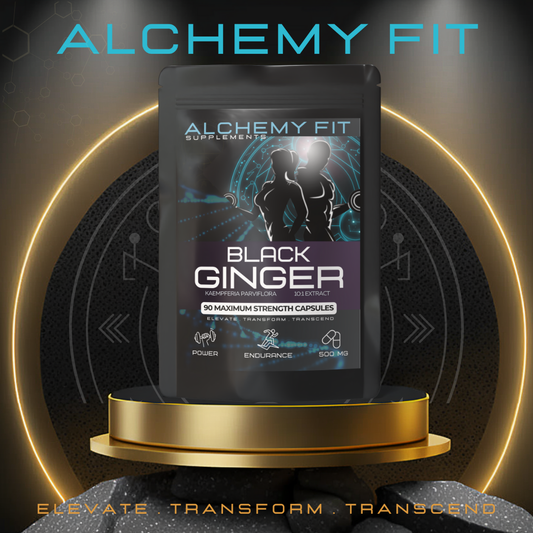 Thai Black Ginger 500mg | 10:1 Kaempferia Parviflora Extract | Energy & Performance | Vegan Capsules