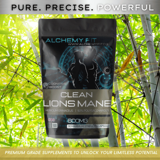 Lionsmane Mushroom Extract 20:1 Capsules | 600mg 50% Polysaccharides