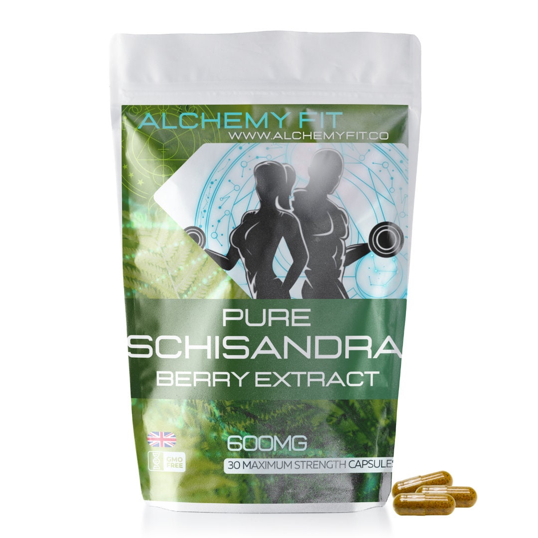 Schisandra Berry Capsules 600mg Organic Adaptogen TCM | 100% Natural Extract