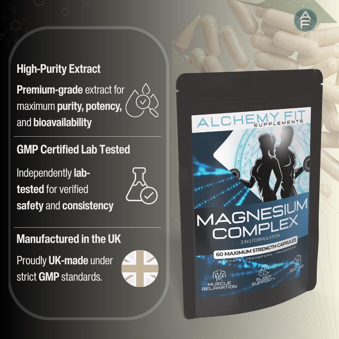 Advanced Magnesium 3-in-1 Complex | Glycinate, Taurinate, L-Threonate