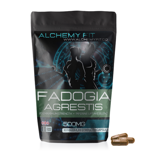 Fadogia Agrestis Capsules 500mg | High Potency 20: 1 Extract 10,000mg Equivalent