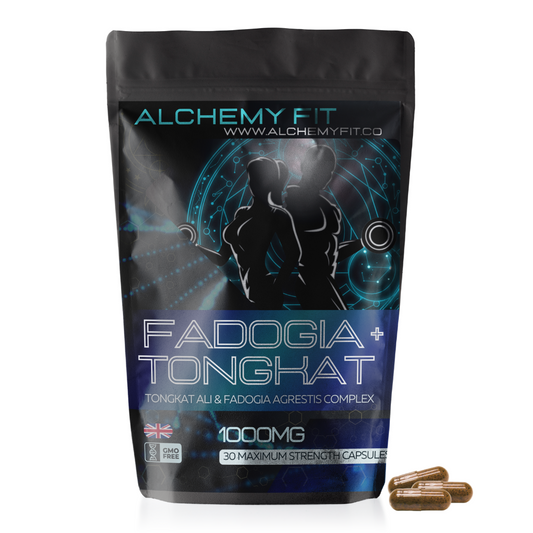 Fadogia + TongkatAli 1000mg | Combined Maximum Potency Vegan Capsules