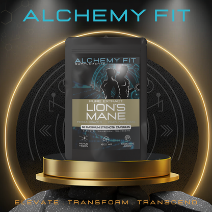Lion's Mane Mushroom 500mg | 20:1 Extract | NGF & Nerve Growth | Cognitive Health