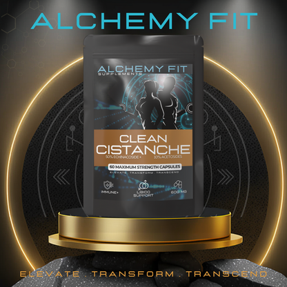 Cistanche 500mg | 20:1 Cistanche Tubulosa Extract | Longevity & Testosterone | Vegan Capsules