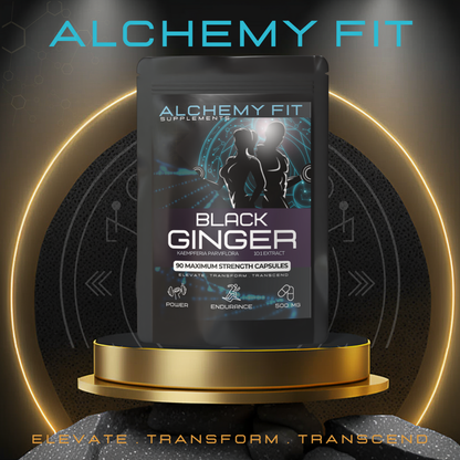Thai Black Ginger 500mg | 10:1 Kaempferia Parviflora Extract | Energy & Performance | Vegan Capsules