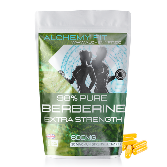 Berberine Extract 600mg Vegan Pullulan Capsules | Highest Strength 25:1 Extract