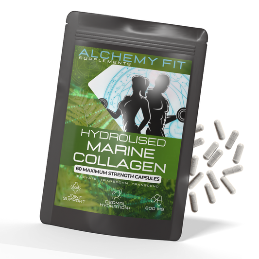 Collagen Capsules 2400mg Type 1 Hydrolised Marine Max Strength Skin Hair