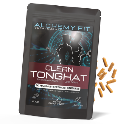 Alchemy Fit Tongkat Ali 500mg 200:1 extract testosterone vegan capsules