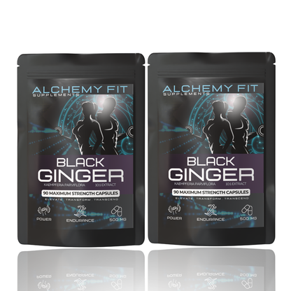 Thai Black Ginger 500mg Capsules – Energy & Performance