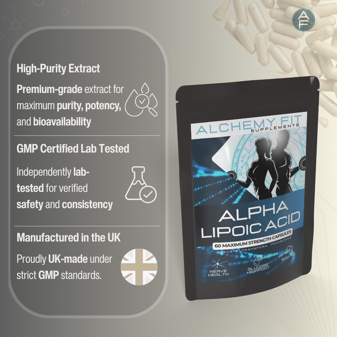 Alpha Lipoic Acid 600mg – R-ALA | Vegan Capsules