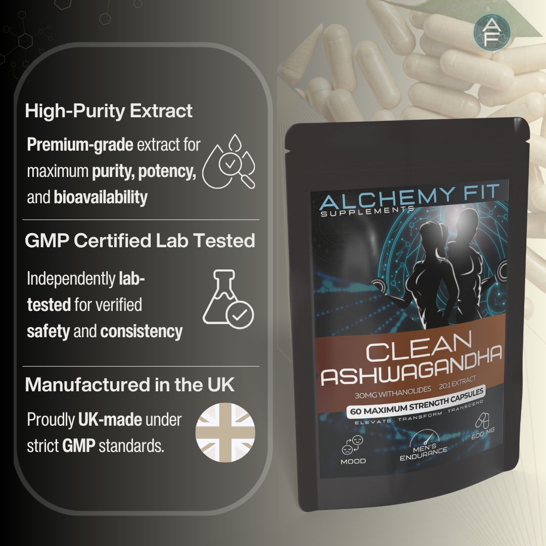 Ashwagandha 600mg – 10:1 Herbal Extract | Withania Somnifera | Vegan Capsules