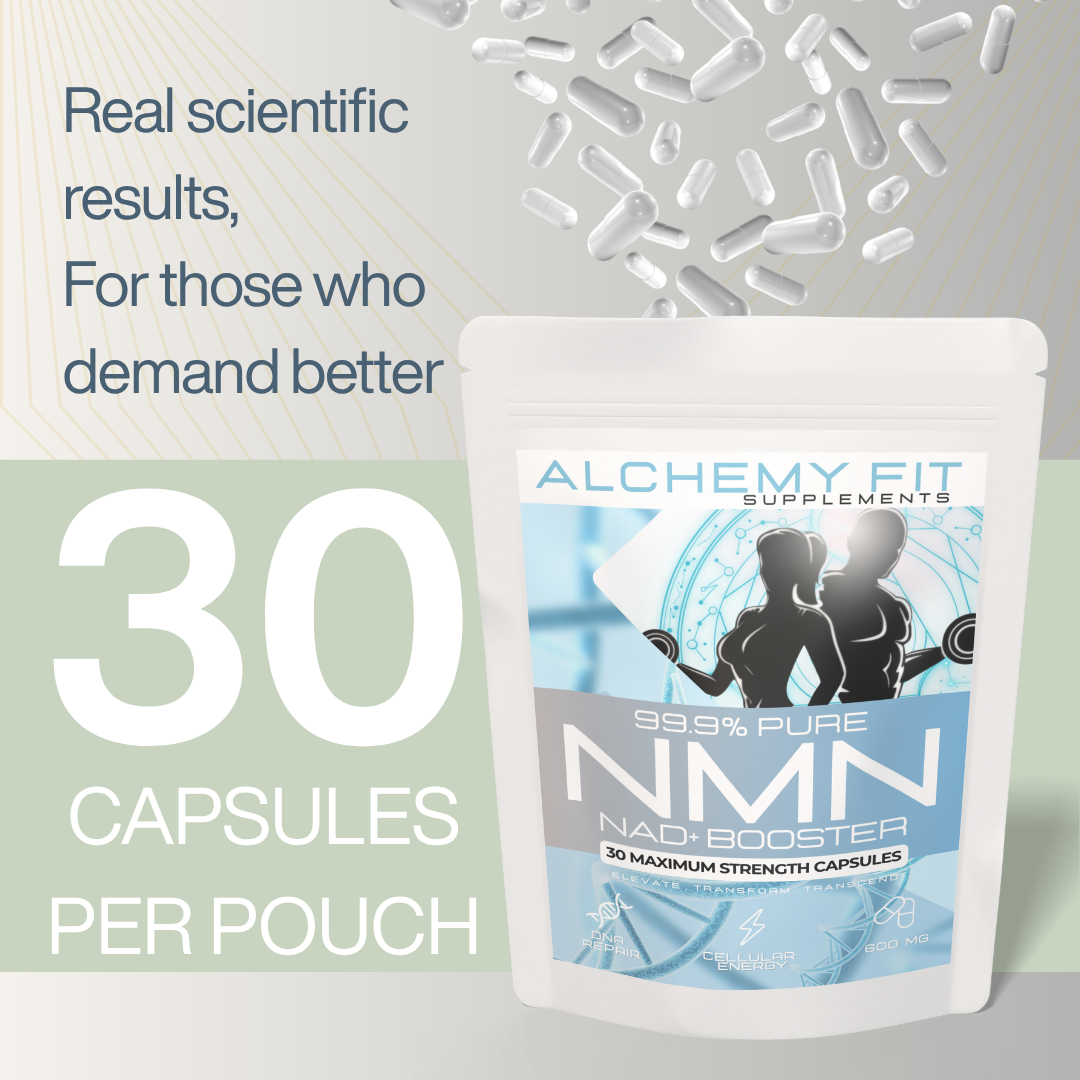 Nicotinamide Mononucleotide (NMN) 600mg NAD+ Precursor - Longevity & DNA Repair