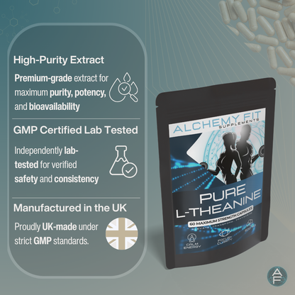 L-Theanine 600mg Capsules – Calm Focus