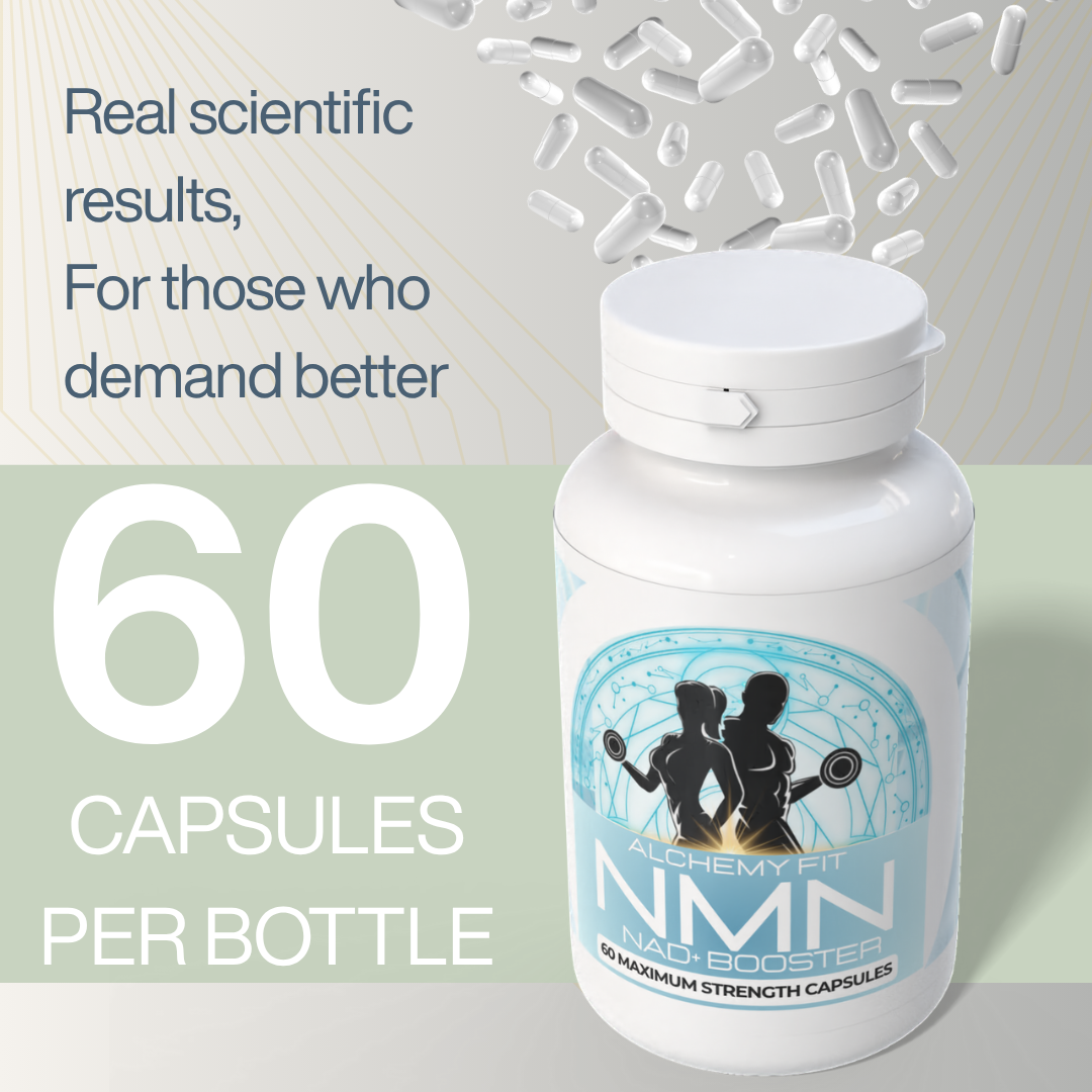 *NEW* NMN 500mg NAD+ Precursor - 60 Vegan Capsules for Longevity & DNA Repair