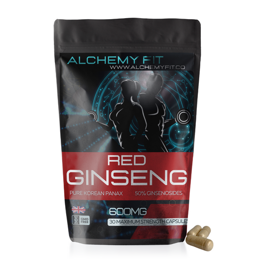 Panax Ginseng Root Extract Capsules | 600mg | 7-10% Ginsenosides | Mood, Stress, & Vitality