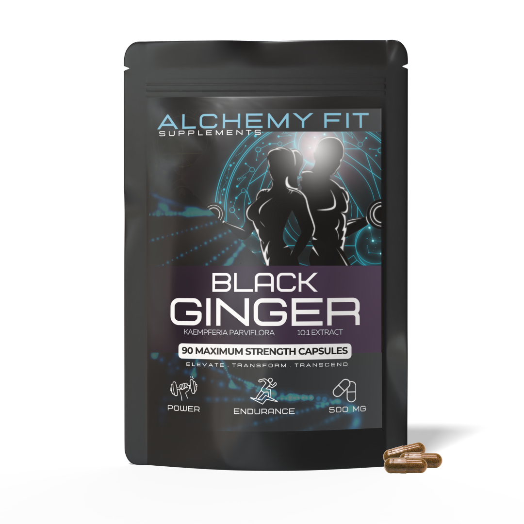 Alchemy Fit Thai Black Ginger 500mg Kaempferia Parviflora vegan capsules