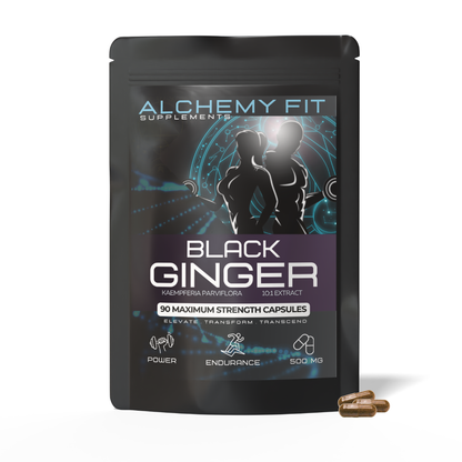 Alchemy Fit Thai Black Ginger 500mg Kaempferia Parviflora vegan capsules