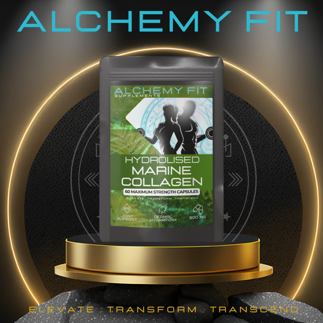 Collagen Capsules 2400mg Type 1 Hydrolised Marine Max Strength Skin Hair