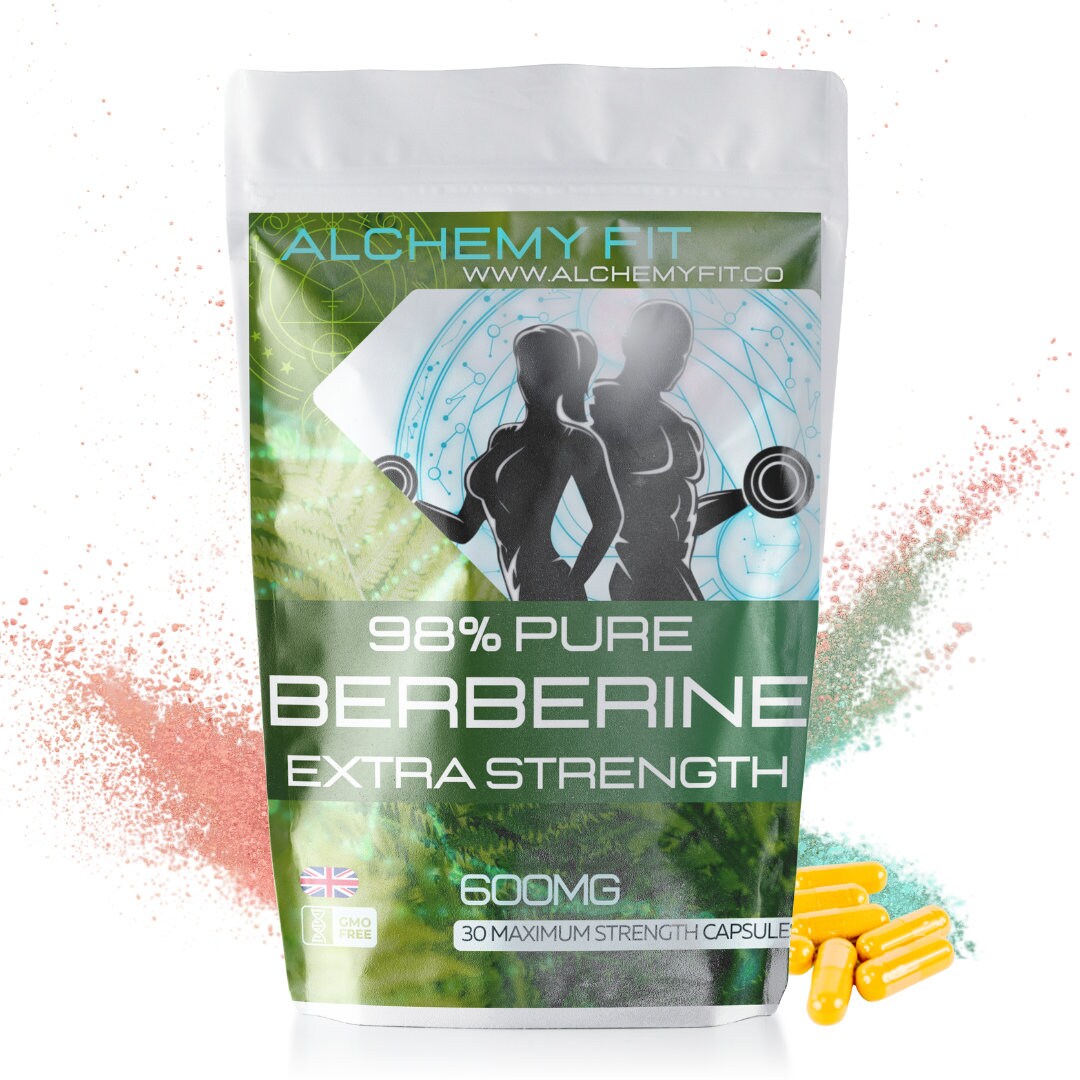 Berberine Extract 600mg Vegan Pullulan Capsules | Highest Strength 25:1 Extract