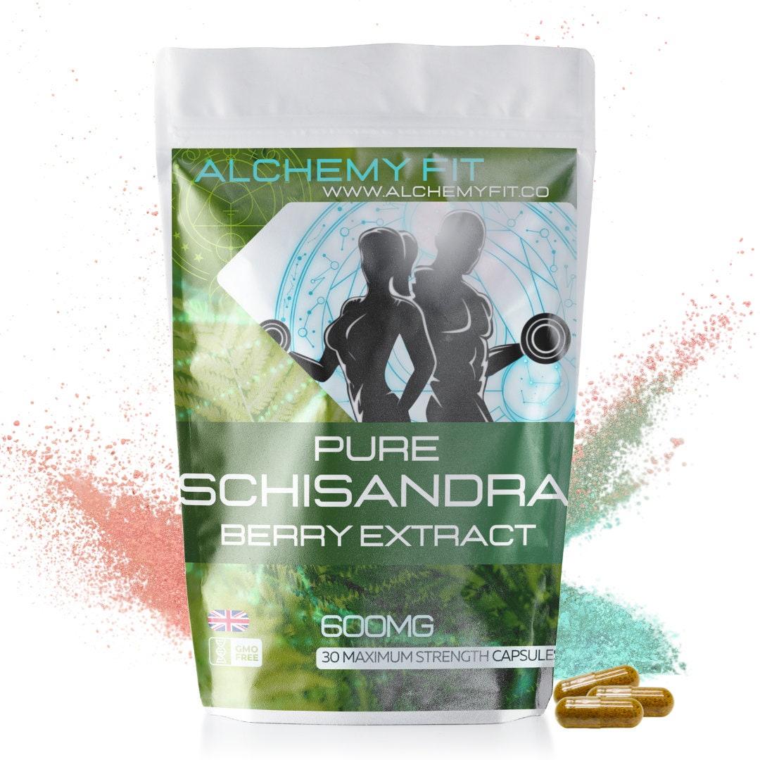 Schisandra Berry Capsules 600mg Organic Adaptogen TCM | 100% Natural Extract