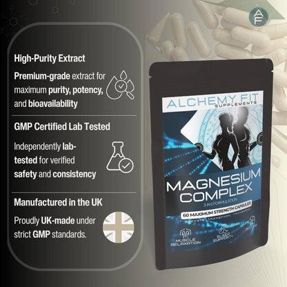 Advanced Magnesium 3-in-1 Complex | Glycinate, Taurinate, L-Threonate